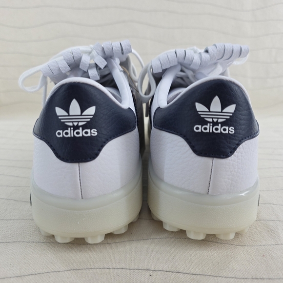 Adidas Mens Coursecup Soft Spikes White Leather Golf Shoes IH2266 Size 10 NEW main image 6